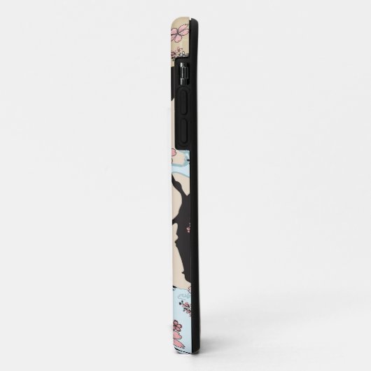 Fuji en Sakura - Japanse Design Iphone case (Achterkant/links)