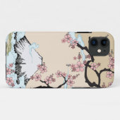 Fuji en Sakura - Japanse Design Iphone case (Achterkant (horizontaal))