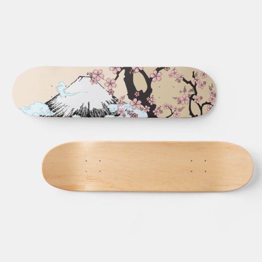 Fuji en Sakura: Persoonlijk Skateboard (Horizontaal)