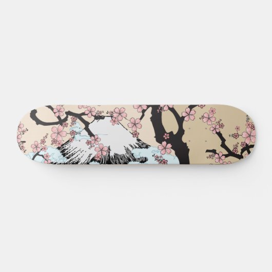 Fuji en Sakura: Persoonlijk Skateboard (Horizontaal)