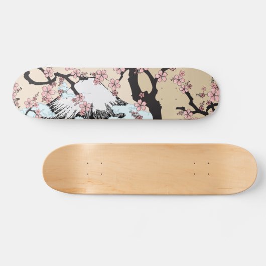 Fuji en Sakura: Persoonlijk Skateboard (Horizontaal)