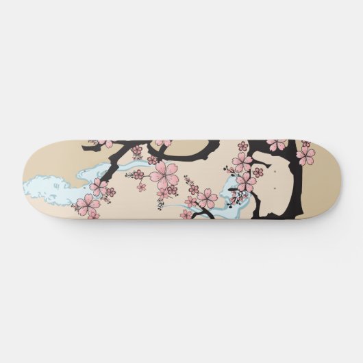 Fuji en Sakura: skateboard (sakura versie) (Horizontaal)