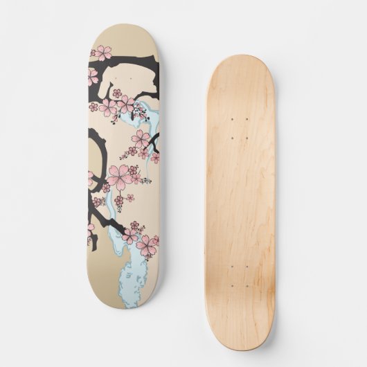 Fuji en Sakura: skateboard (sakura versie) (Voorkant)