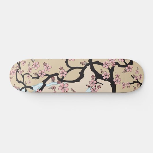 Fuji en Sakura: skateboard (sakura versie) (Horizontaal)