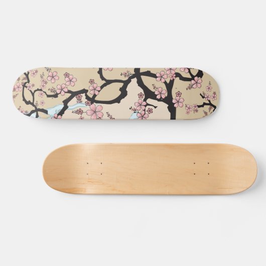 Fuji en Sakura: skateboard (sakura versie) (Horizontaal)