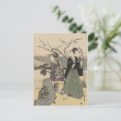 Fuji, Falcon en Eggplant (Utamaro) Briefkaart (Staand voorkant)