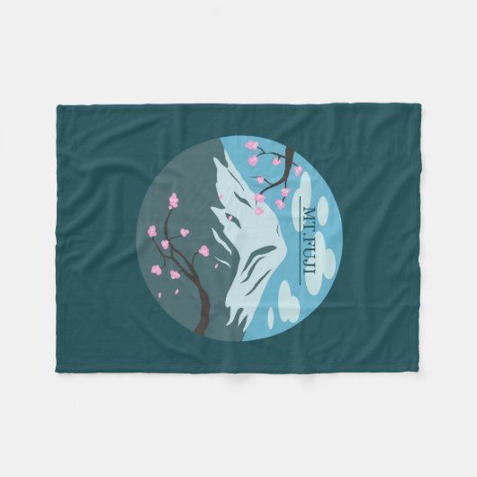 Fuji Fleece Deken (Voorkant (Horizontaal))