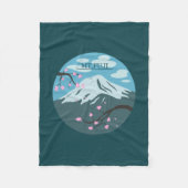 Fuji Fleece Deken (Voorkant)