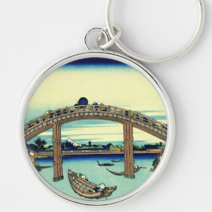 Fuji_gezien_door_de_Mannen_brug_bij_Fukagawa.jp Sleutelhanger