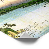 Fuji in Japan ongeveer 1800 jaar Poster (Hoek)