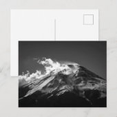 Fuji in zwart-wit briefkaart (Voorkant / Achterkant)