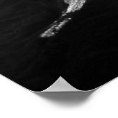 Fuji in zwart-wit poster (Hoek)