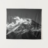 Fuji in zwart-wit wandkleed (Voorkant (horizontaal))