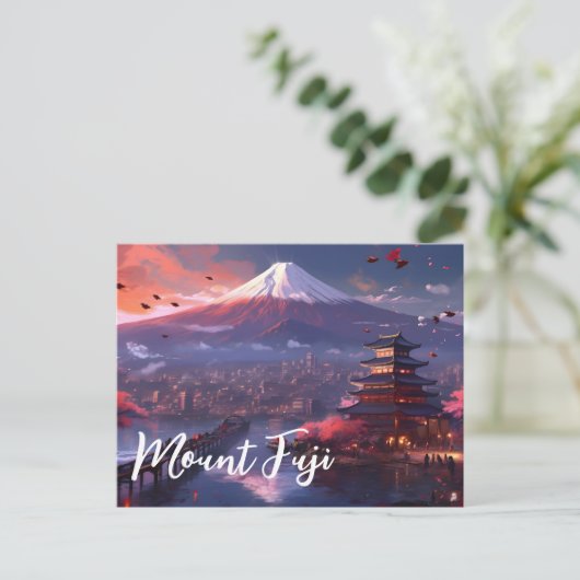 Fuji Japan Briefkaart (Staand voorkant)