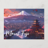 Fuji Japan Briefkaart (Voorkant)