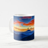 Fuji - Japan Koffiemok (Voorkant links)