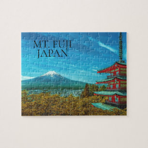 Fuji Japan Pagoda Foto Legpuzzel