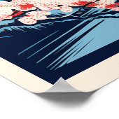 Fuji, Japan Reizen Poster (Hoek)