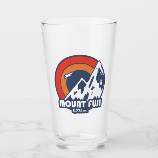 Fuji Japan Sun Eagle Glas (Voorkant)