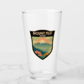 Fuji Japan Travel Art  Glas (Voorkant)