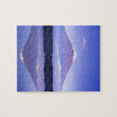 Fuji met lokulair wolk, meer van Motosu, Legpuzzel (Horizontaal)