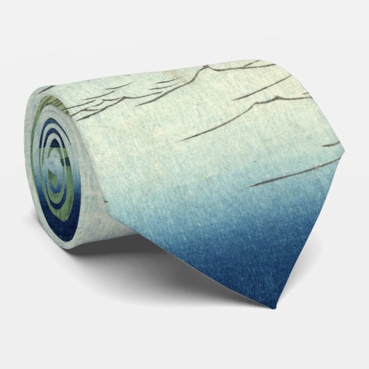 Fuji monteren uit de Tokyo Bay 1858 Stropdas (Opgerold)