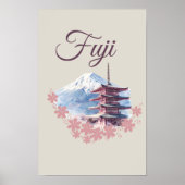 FUJI mountain design  Poster (Voorkant)