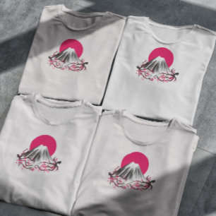 Fuji Mountain Japanse Natuur T-shirt