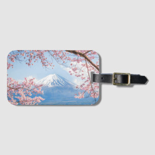 Fuji Mountain Meer van Kawaguchiko Lente in Ja Bagagelabel
