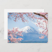 Fuji Mountain | Meer van Kawaguchiko | Lente in Ja Briefkaart (Voorkant / Achterkant)