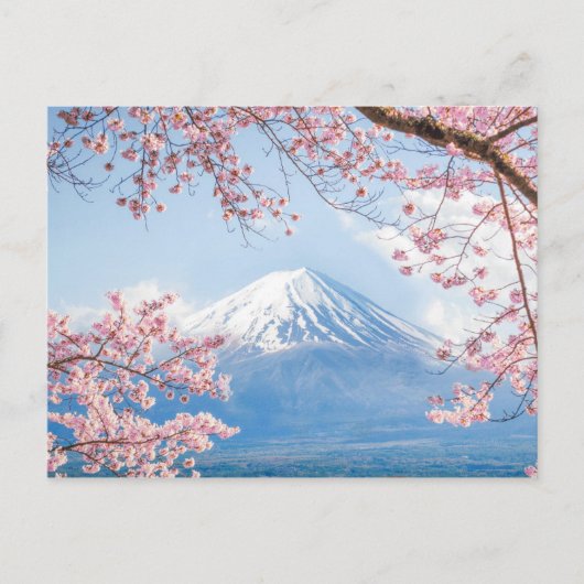Fuji Mountain | Meer van Kawaguchiko | Lente in Ja Briefkaart (Voorkant)