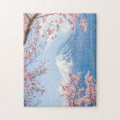 Fuji Mountain | Meer van Kawaguchiko | Lente in Ja Legpuzzel (Verticaal)