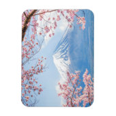 Fuji Mountain | Meer van Kawaguchiko | Lente in Ja Magneet (Verticaal)