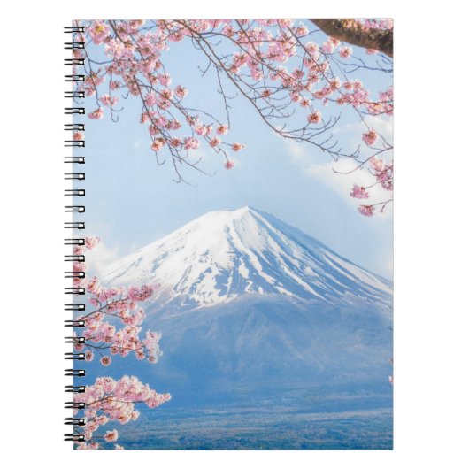 Fuji Mountain | Meer van Kawaguchiko | Lente in Ja Notitieboek (Voorkant)