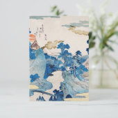 Fuji no Yukei door Utagawa Kuniyoshi Kaart (Staand voorkant)