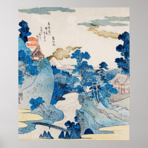 Fuji no Yukei van Kuniyoshi (1798-1861) Poster
