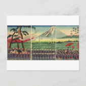 Fuji ongeveer 1860 jaar briefkaart (Voorkant)