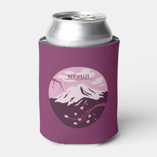 Fuji (roze) blikjeskoeler (Blikje Voorkant)