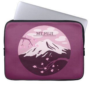 Fuji (roze) laptop sleeve