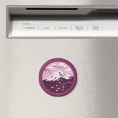 Fuji (roze) magneet (Insitu (Vaatwasser))