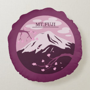 Fuji (roze) rond kussen