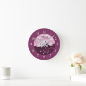 Fuji (roze) ronde klok (Huis)