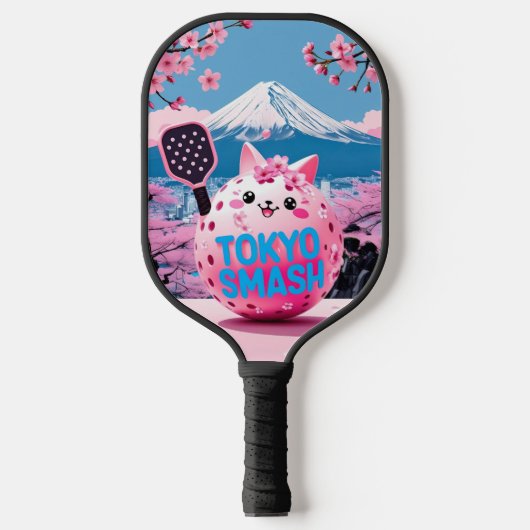 Fuji Smash – Tokyo Pickleball Design Pickleball Paddle (Voorkant)