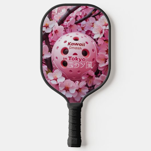 Fuji Smash – Tokyo Pickleball Design Pickleball Paddle (Achterkant)