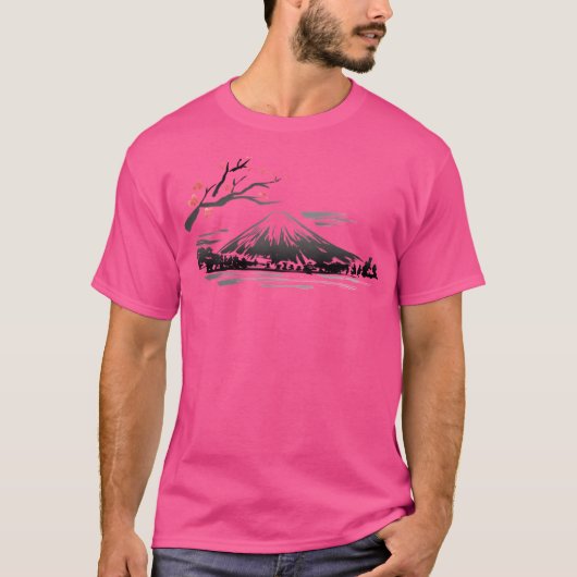 Fuji tijdens de Waterverf T-shirt (Voorkant)