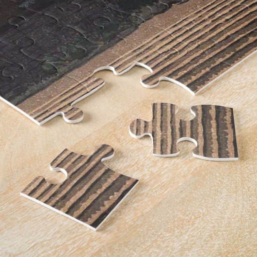 Fuji uit Narusawa Hasui Kawase shin hanga art Legpuzzel (Zijkant)