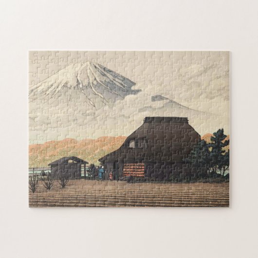Fuji uit Narusawa Hasui Kawase shin hanga art Legpuzzel (Horizontaal)