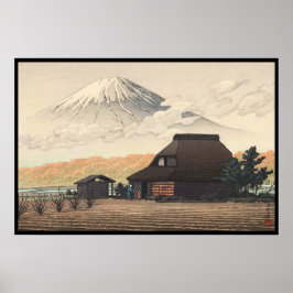 Fuji uit Narusawa Hasui Kawase shin hanga art Poster