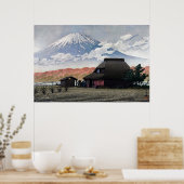 Fuji uit Narusawa Kawase Hasui 1952 Poster (Keuken)