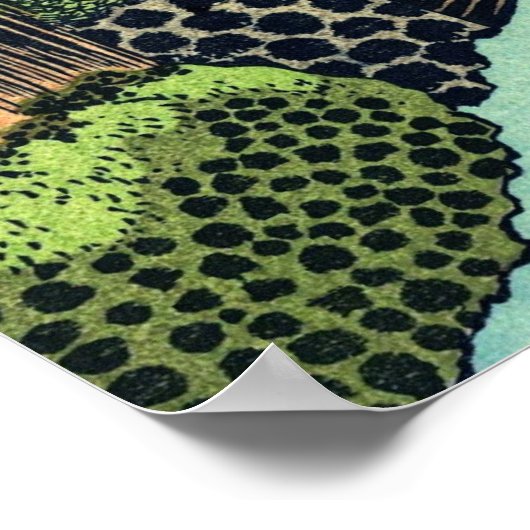 Fuji uitzicht 04 poster (Hoek)